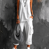 Blanco+Bolso gris