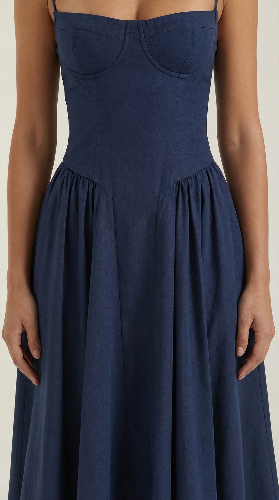 Odette | Vestido midi Corsé