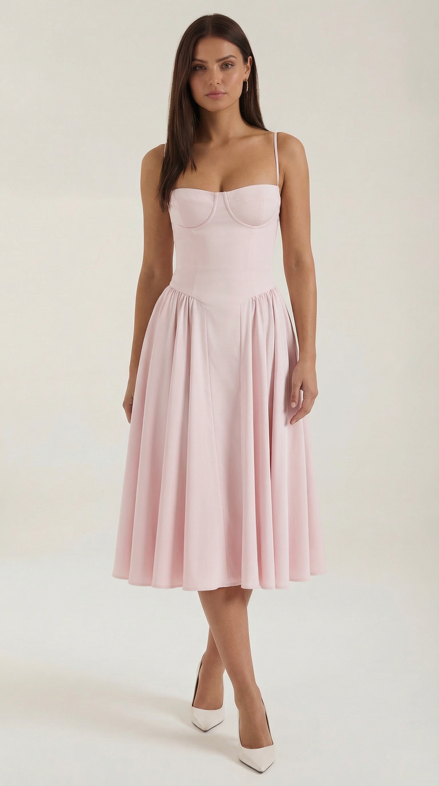Odette | Vestido midi Corsé