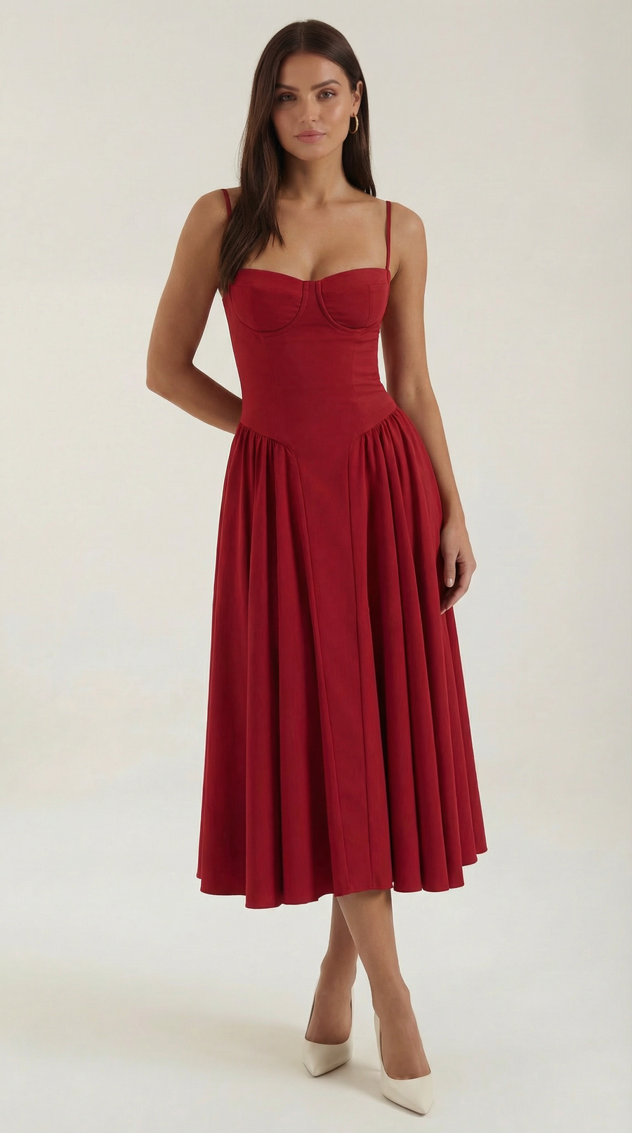 Odette | Vestido midi Corsé