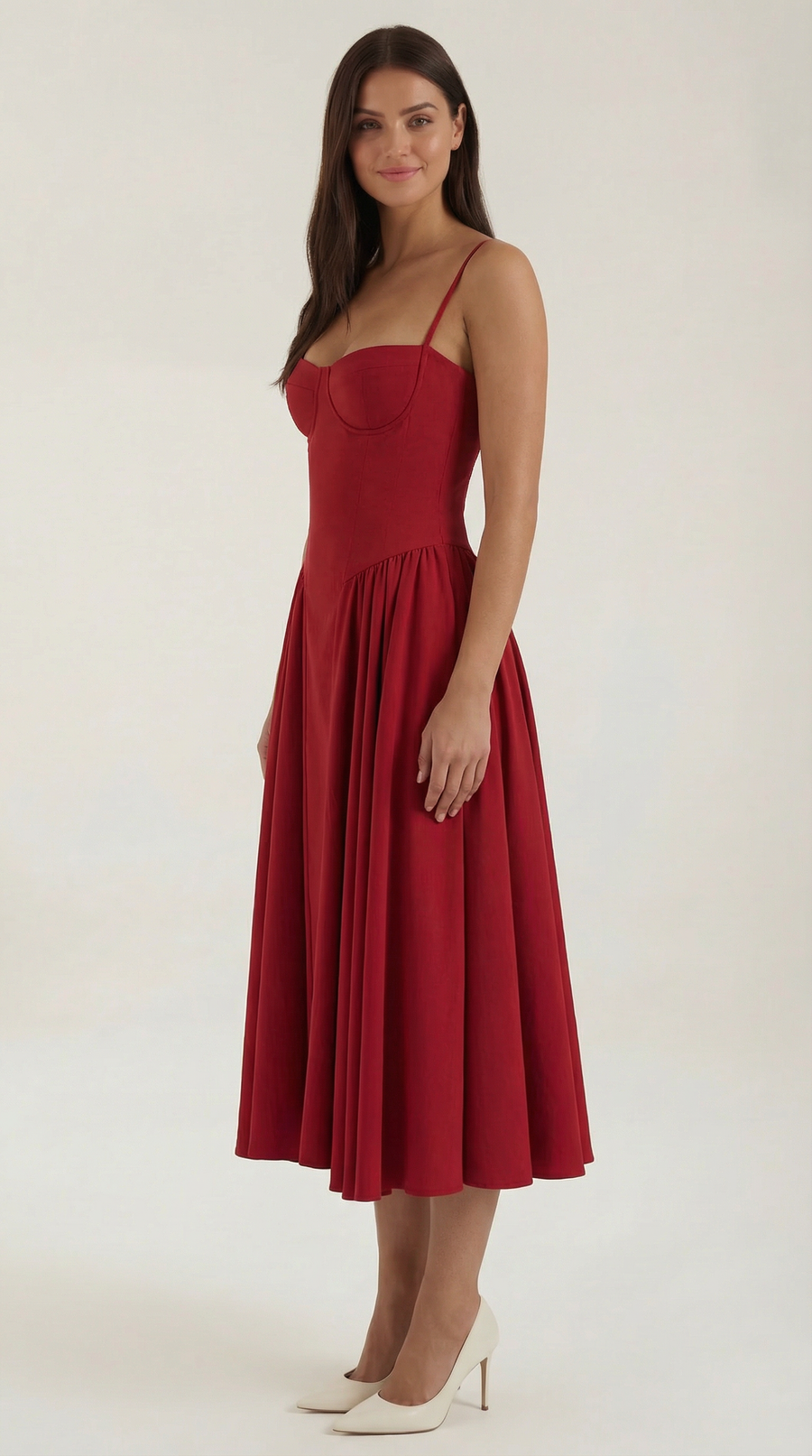 Odette | Vestido midi Corsé